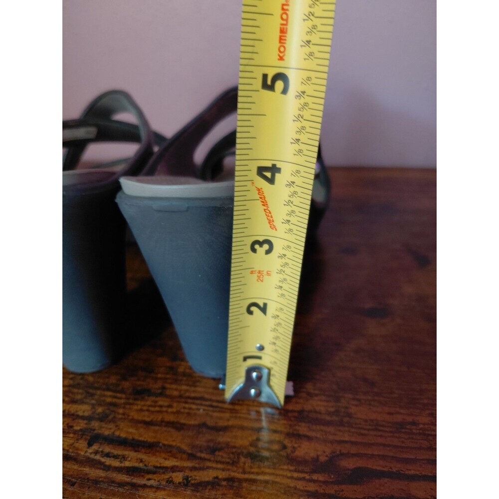 Crocs CYPRUS IV High Heels Women's 8 Brown Slip On Strap Comfort Sandals - Picture 5 of 10
